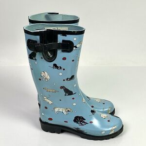 Super Rare DOGS Hatley Womens Rubber Wellies Small US 5-6/EUC 36-37 Boots